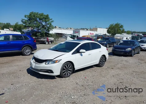 2015 Honda Civic Ex-L from USA, damaged, VIN 19XFB2F95FE022551